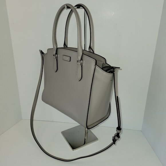 Kate Spade Jeanne Medium Leather Satchel Soft Taupe NWOT - Picture 3 of 13